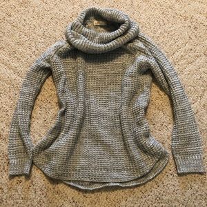 Gray Turtleneck Sweater